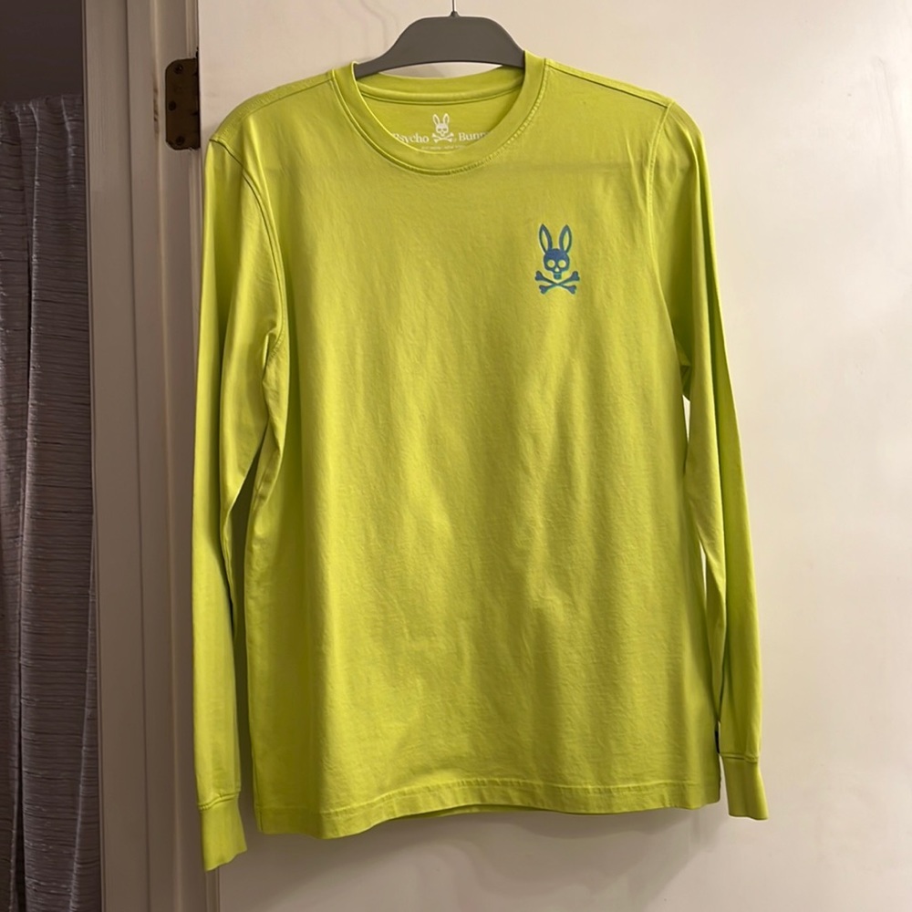 Lying green, never worn, but the tags are off.